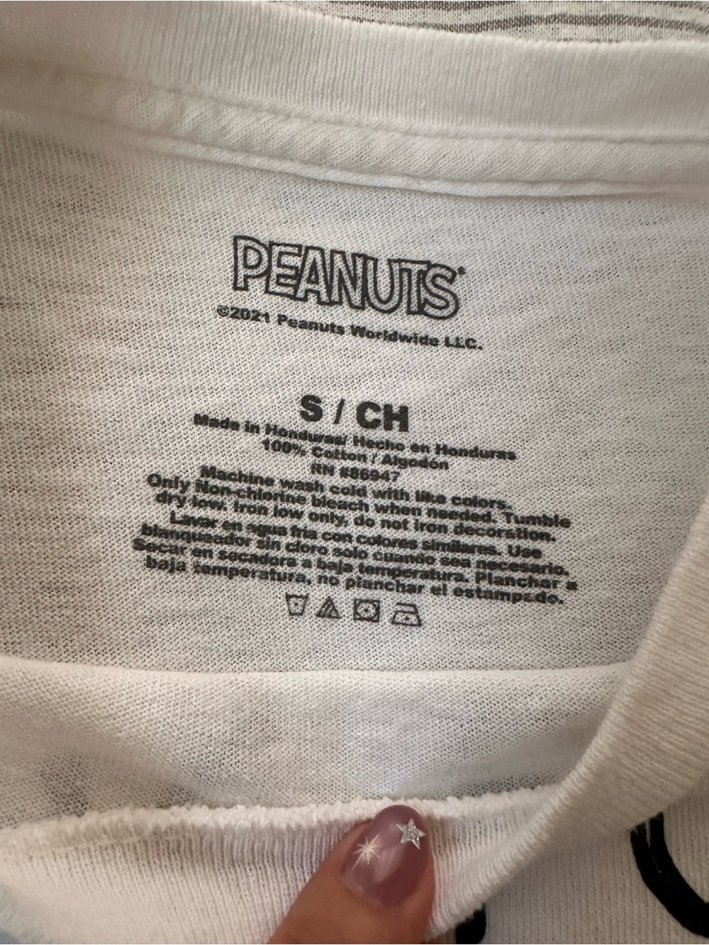 NEW Peanuts White Halloween Pumpkin Crop Top - Picture 3 of 5